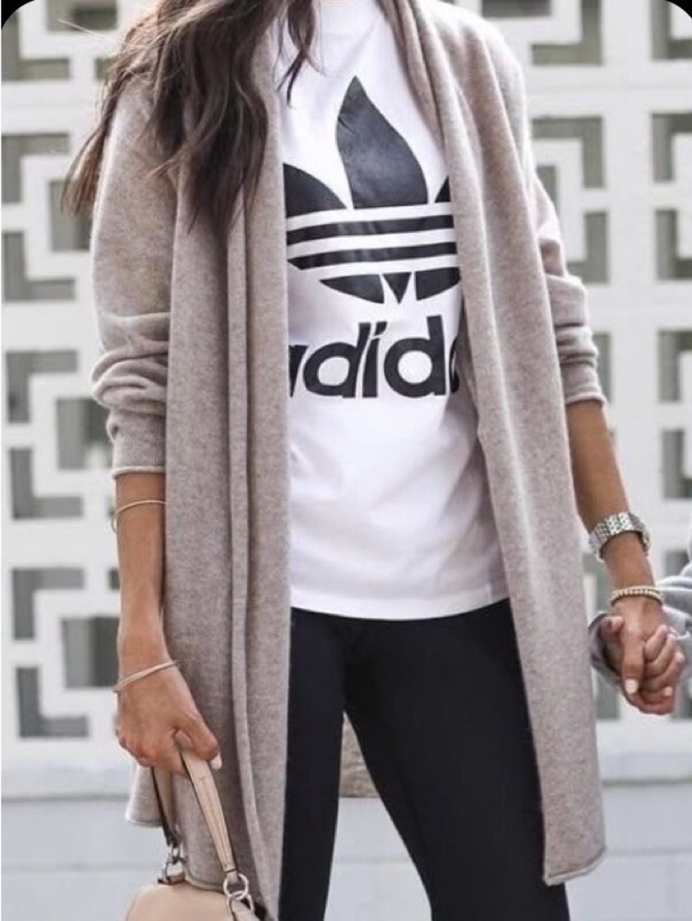 White Adidas Trefoil Logo Tee – Women’s 2X